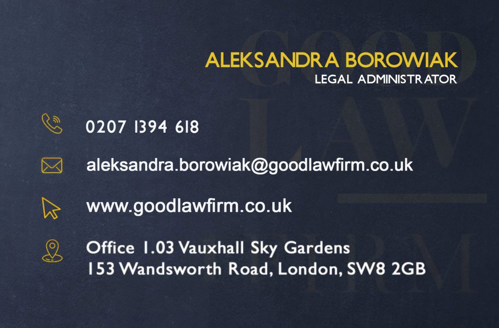 Aleksandra Borowiak Business Card